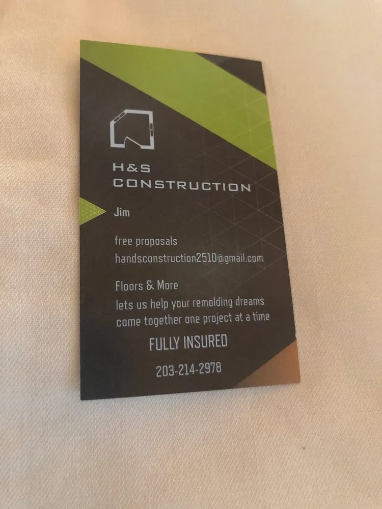 Slide of H & S Construction