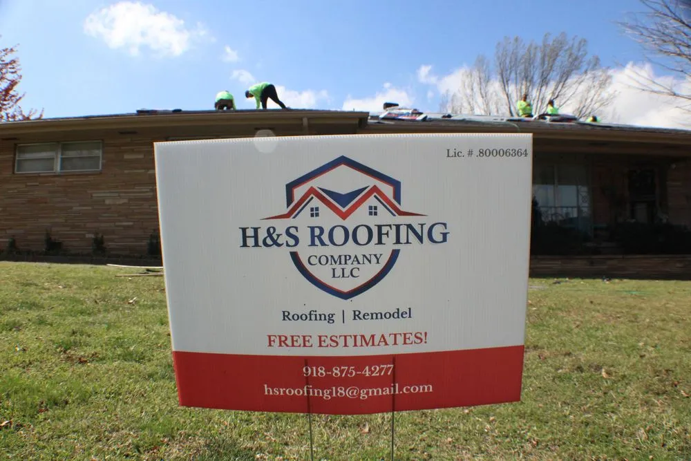 Slide of H & S Roofing