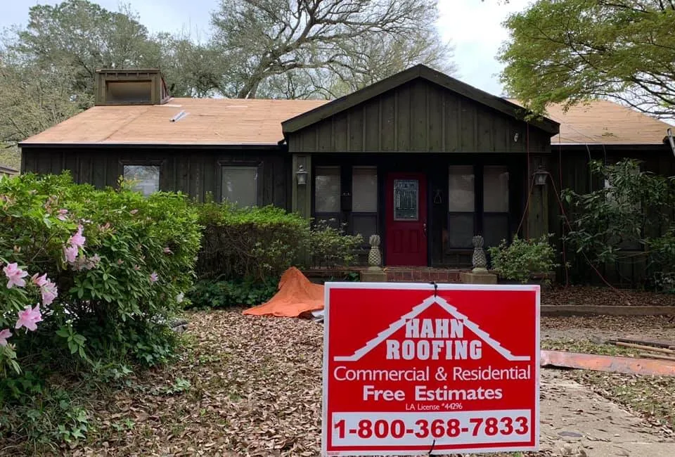 Slide of Hahn Roofing