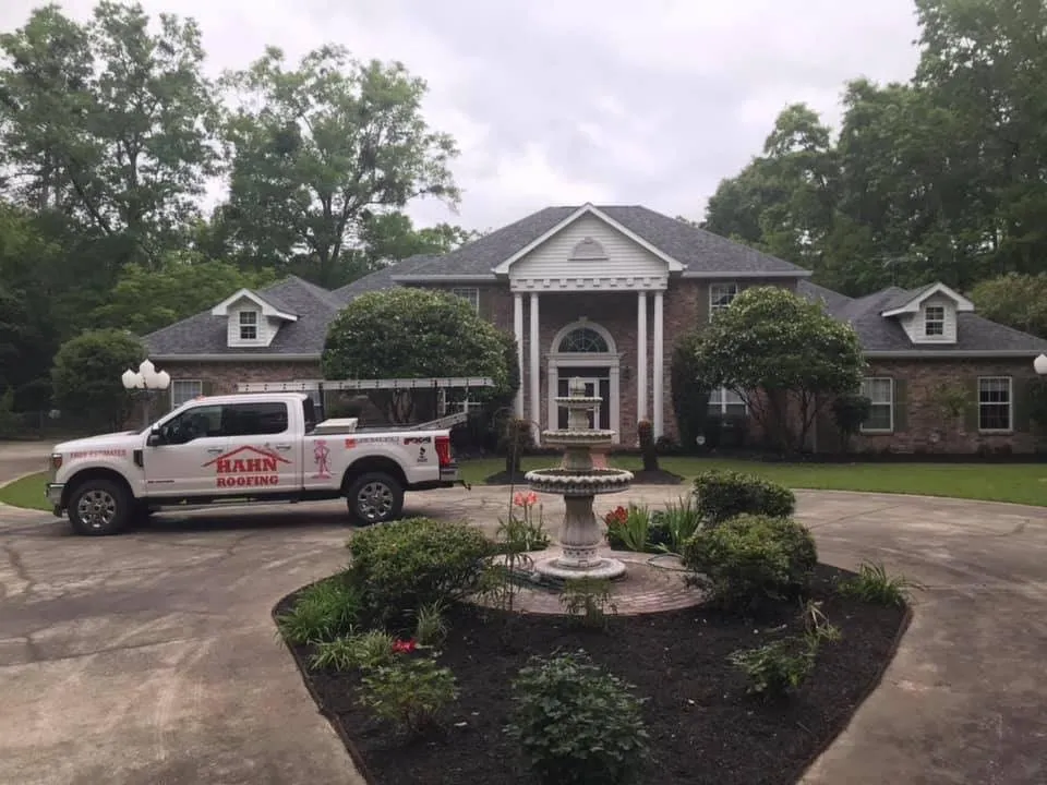 Slide of Hahn Roofing