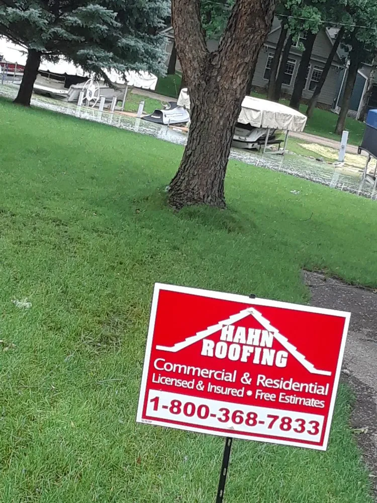 Slide of Hahn Roofing