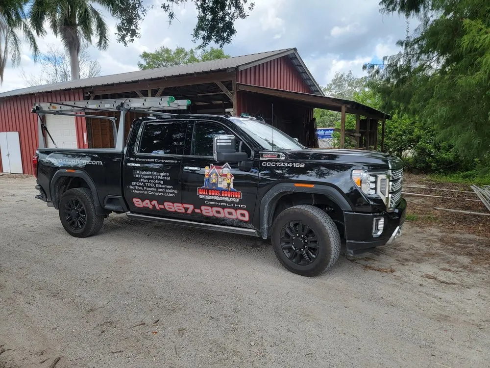 Slide of Hall Bros Roofing and Construction