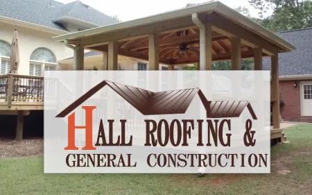 Expert residential roofing service in Bonaire, GA by Hall Roofing & General Construction