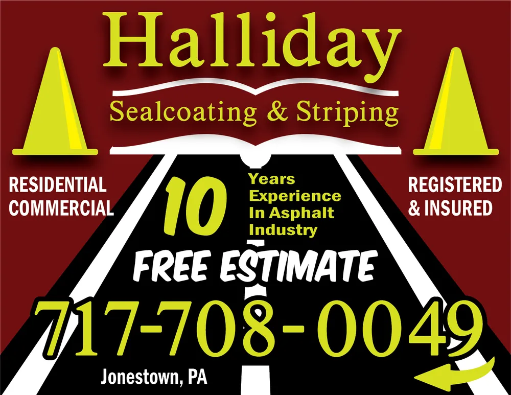 Slide of Halliday Sealcoating & Striping