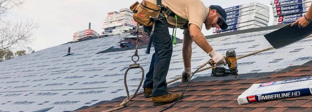 Professional roof replacement same-day service in Lebanon, GA by Hallmark Roofing & Construction
