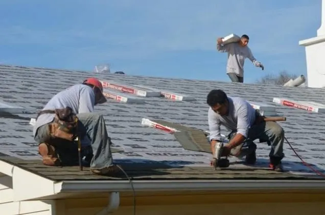 Professional storm damage roof repair in Lebanon, GA by Hallmark Roofing & Construction