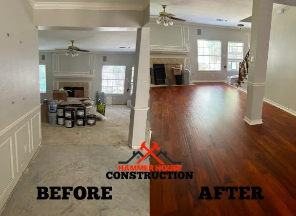 Slide of Hammer House Construction