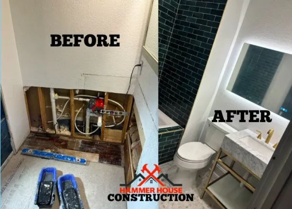 Slide of Hammer House Construction