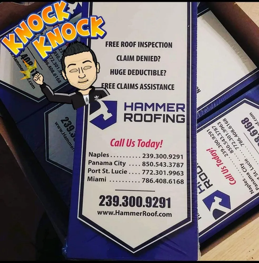 Slide of Hammer Roofing