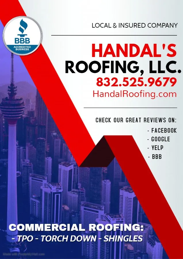 Slide of Handal’s Roofing