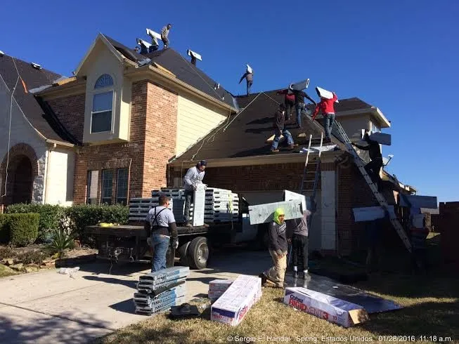 Slide of Handal’s Roofing