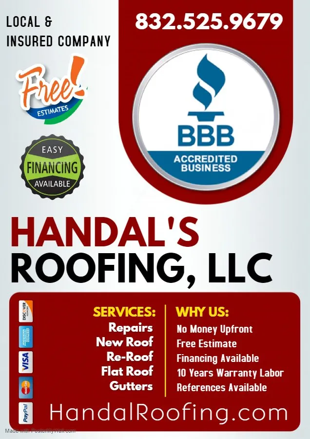 Slide of Handal’s Roofing