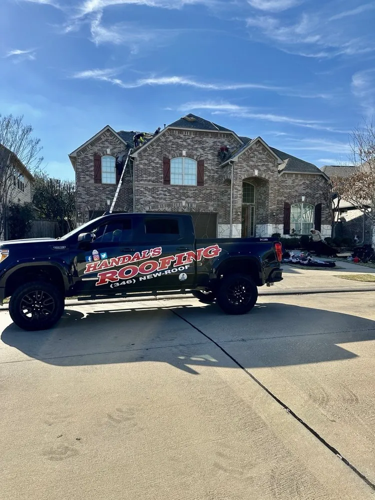Slide of Handal’s Roofing