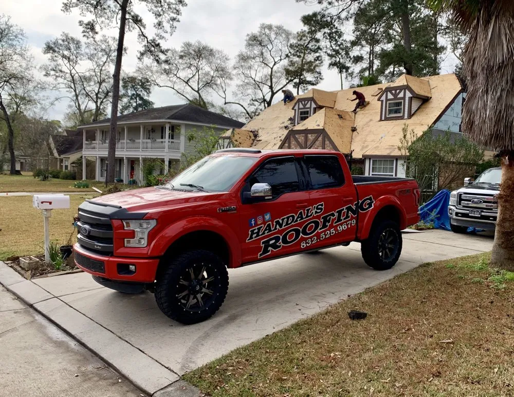 Slide of Handal’s Roofing