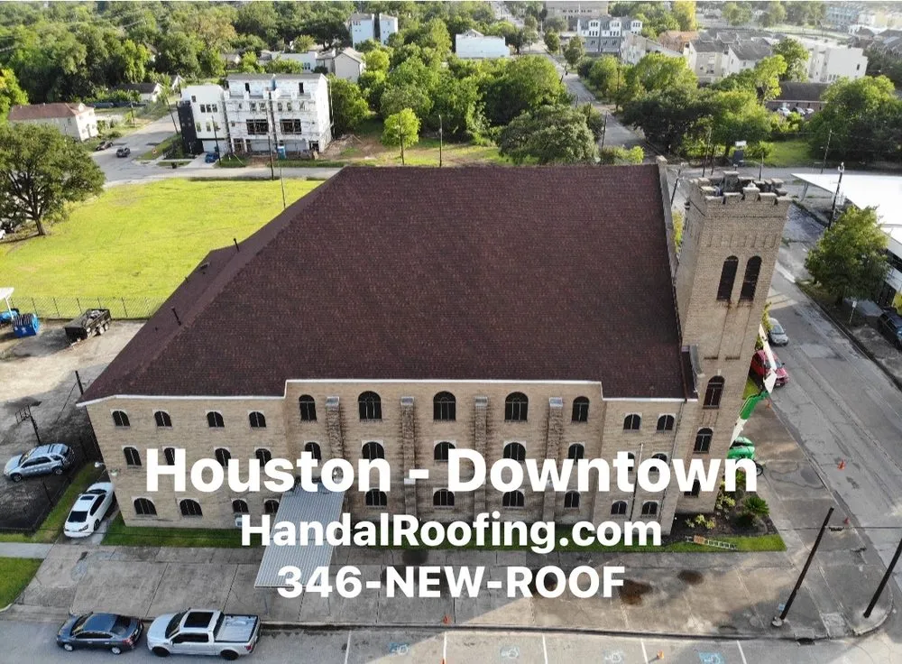 Slide of Handal's Roofing