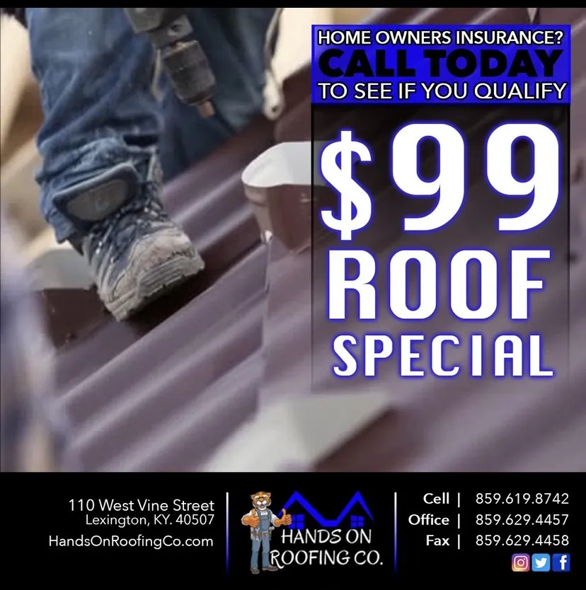Slide of Hands On Roofing