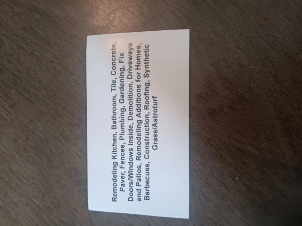 Slide of Handyman  General Services