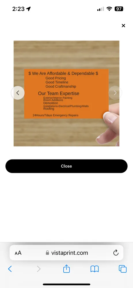 Slide of Handyman Home Improvement