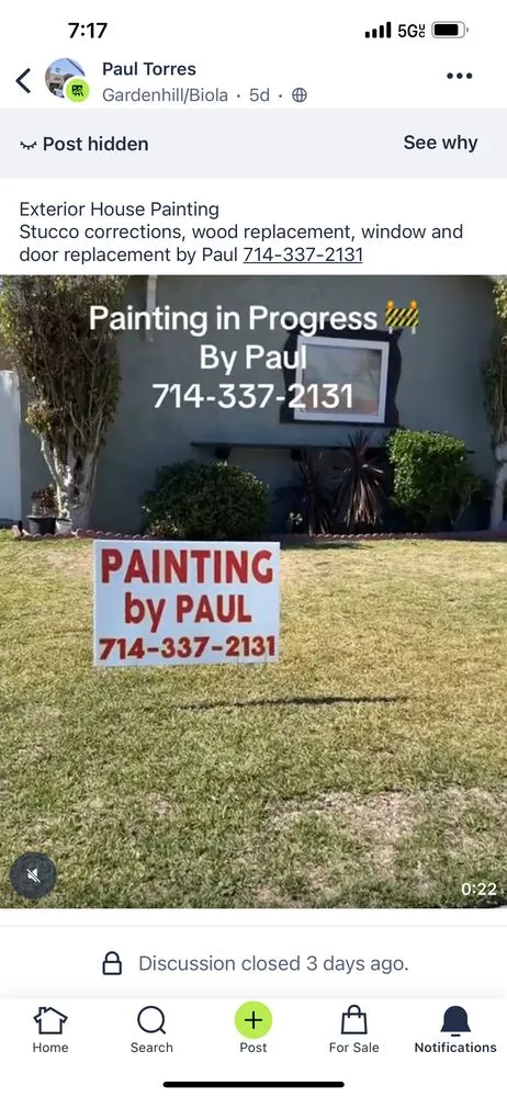 Slide of Handyman Paul