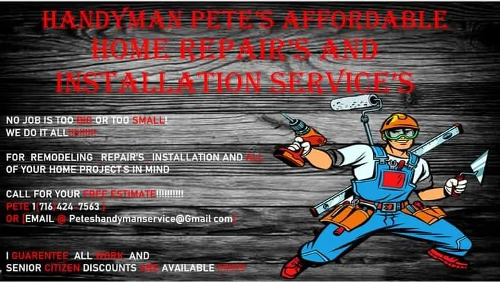 Slide of Handyman Pete's Affordable Home Repair's