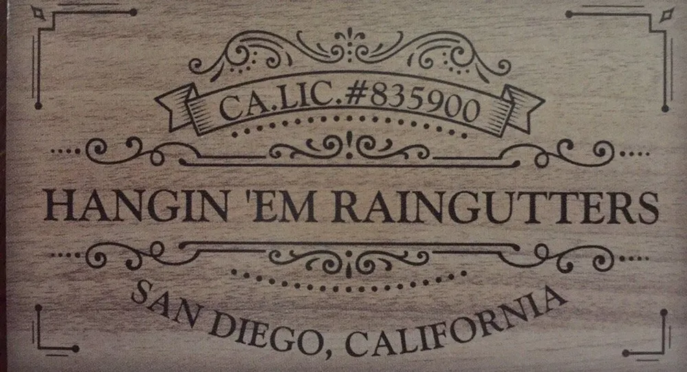 Slide of Hangin'em Raingutters