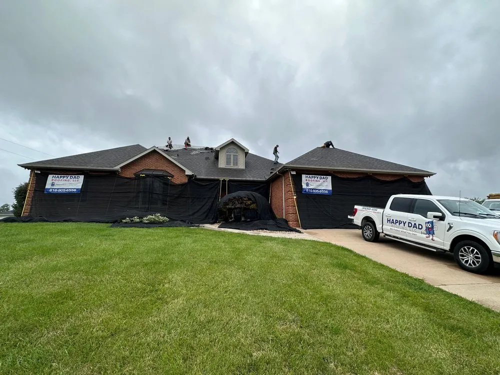 Slide of Happy Dad Roofing