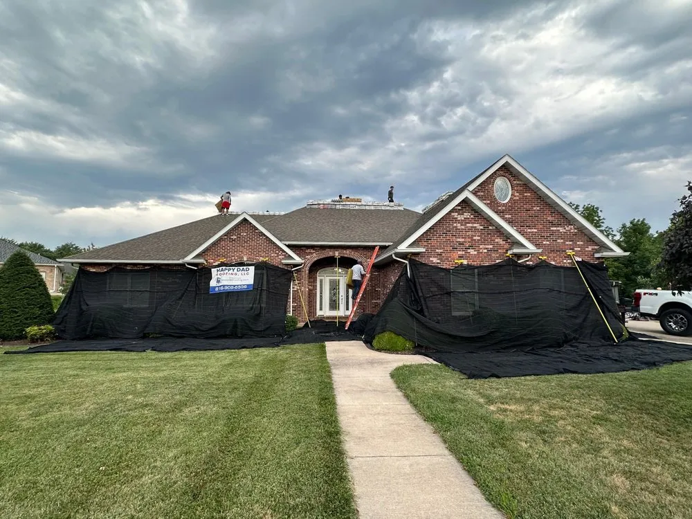 Slide of Happy Dad Roofing