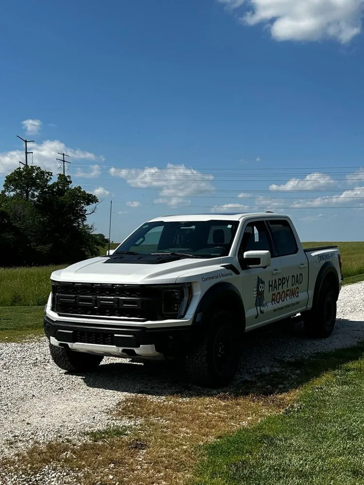 Slide of Happy Dad Roofing