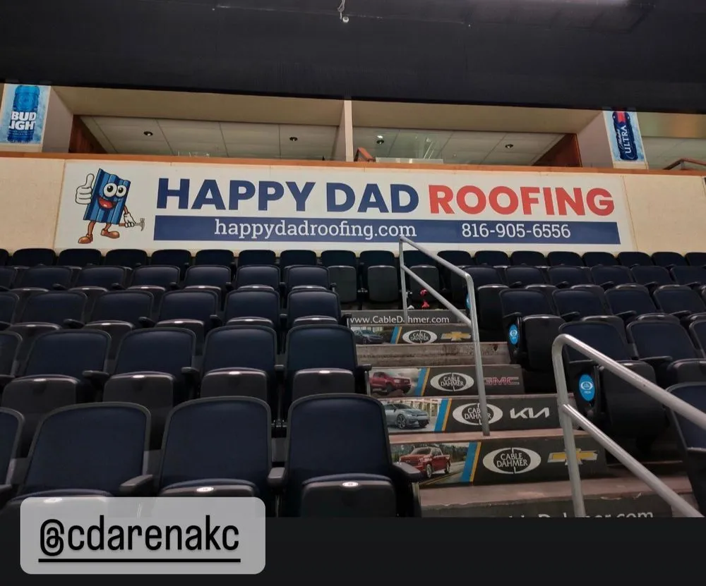Slide of Happy Dad Roofing