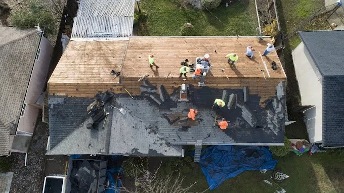 Slide of Harbert Roofing