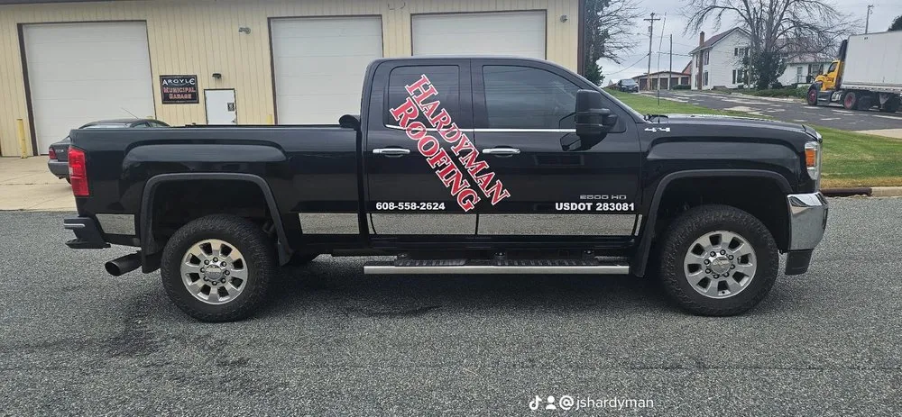 Slide of Hardyman Roofing