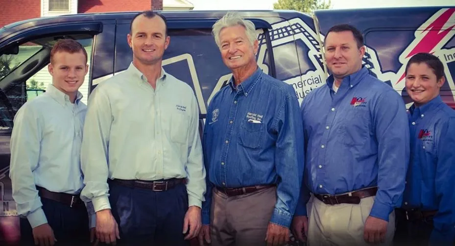 Slide of Harold Hall Roofing