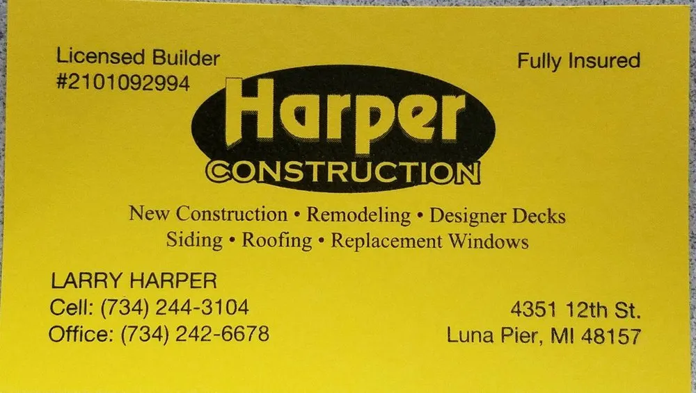 Slide of Harper Construction
