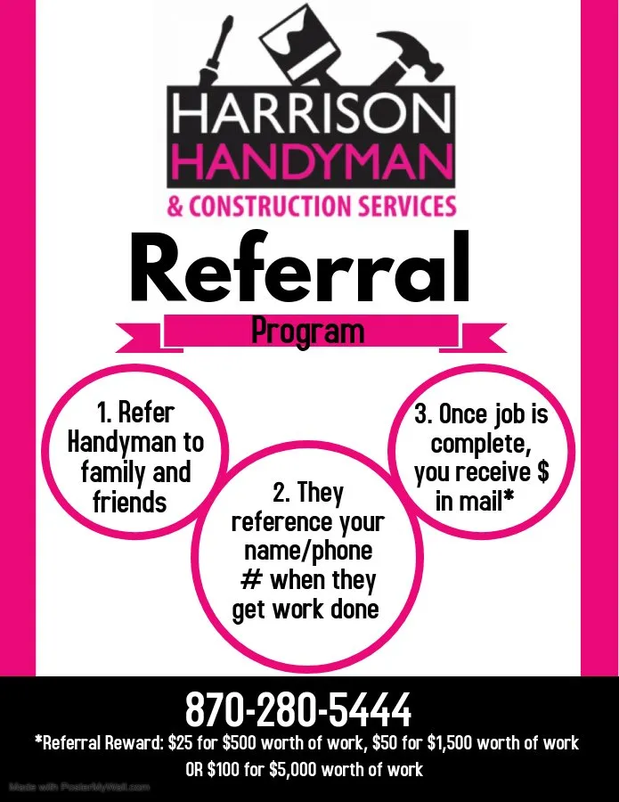 Slide of Harrison Handyman and Construction Services