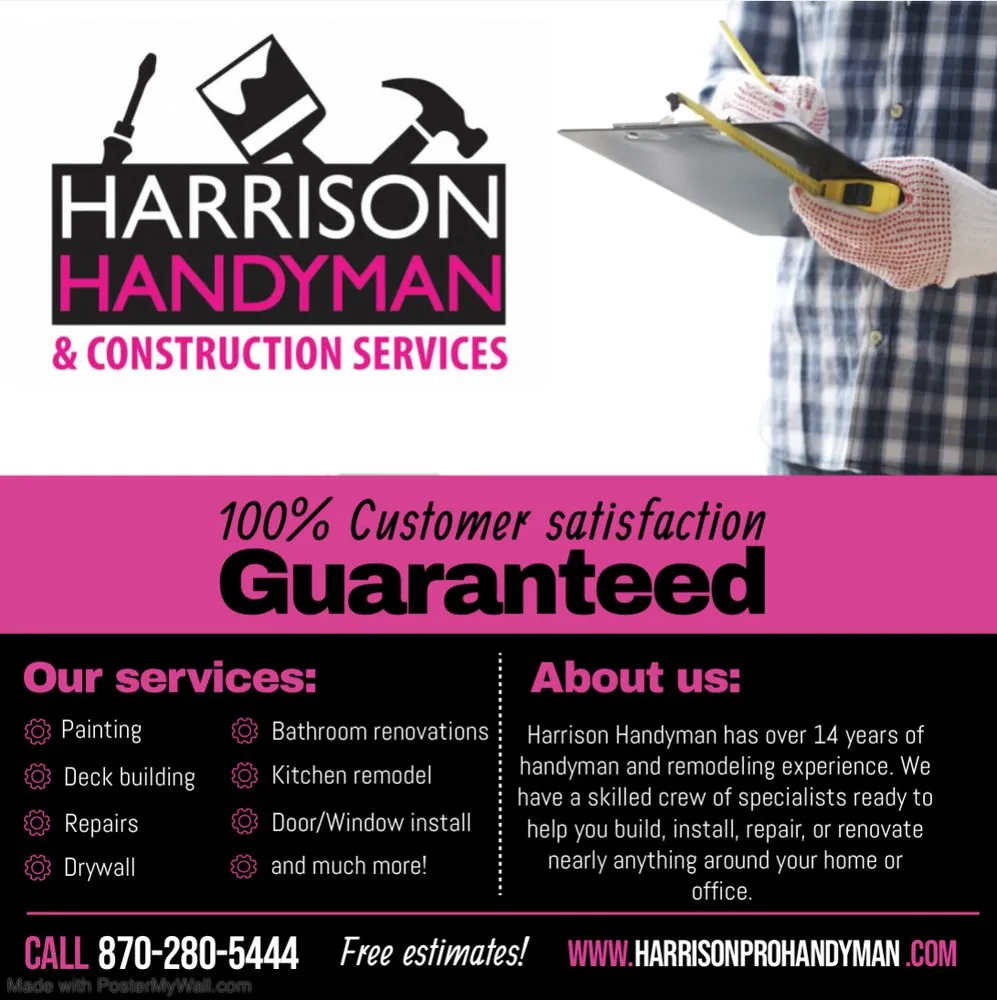 Slide of Harrison Handyman and Construction Services
