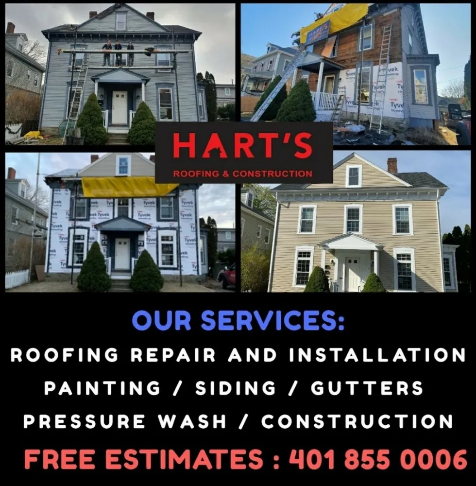 Slide of Harts Roofing & Construction