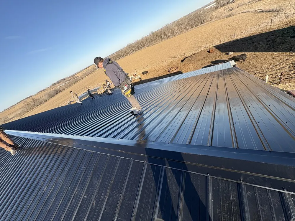 Slide of Hatfield’s Roofing