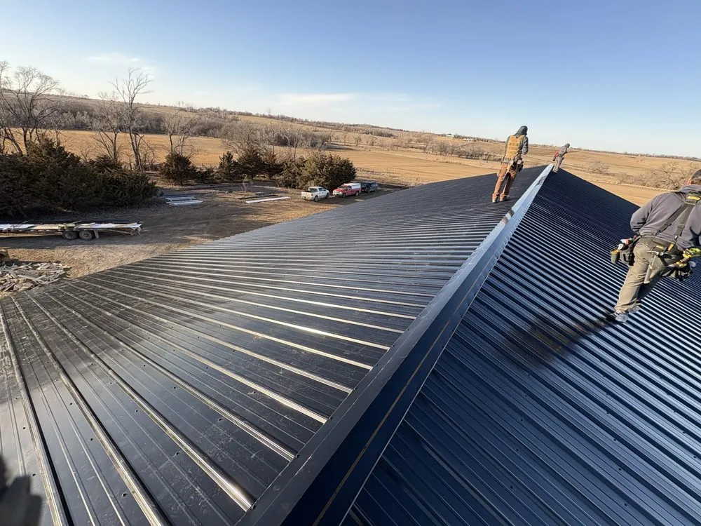 Slide of Hatfield’s Roofing