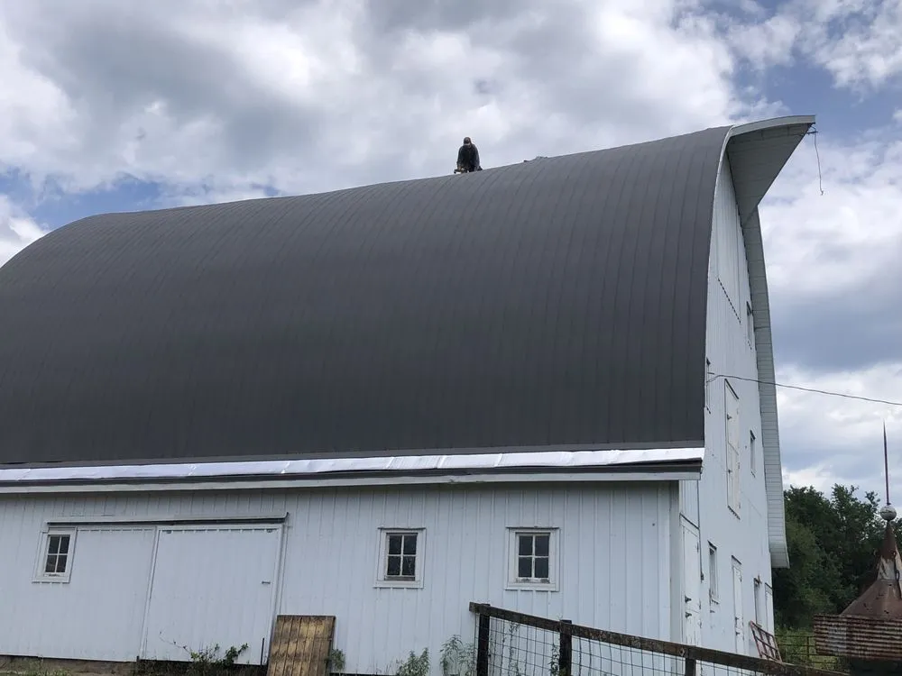 Slide of Hatfield’s Roofing