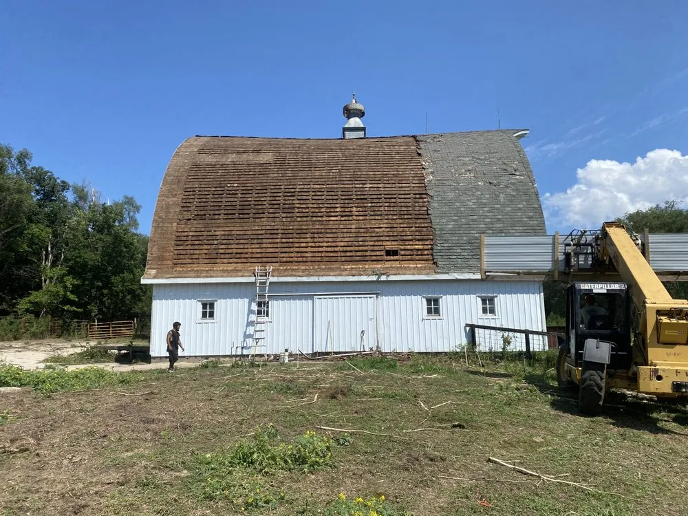 Slide of Hatfield’s Roofing