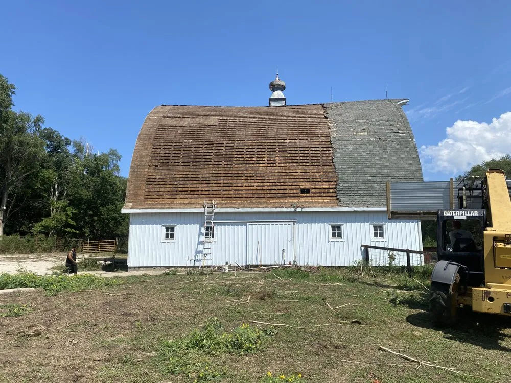 Slide of Hatfield’s Roofing