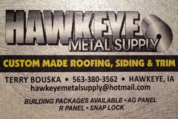 Slide of Hawkeye Metal Supply