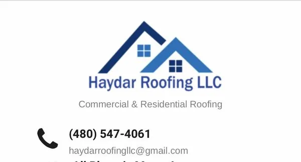 Haydar Roofing Logo