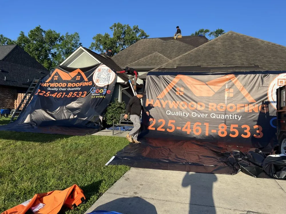 Slide of Haywood Roofing