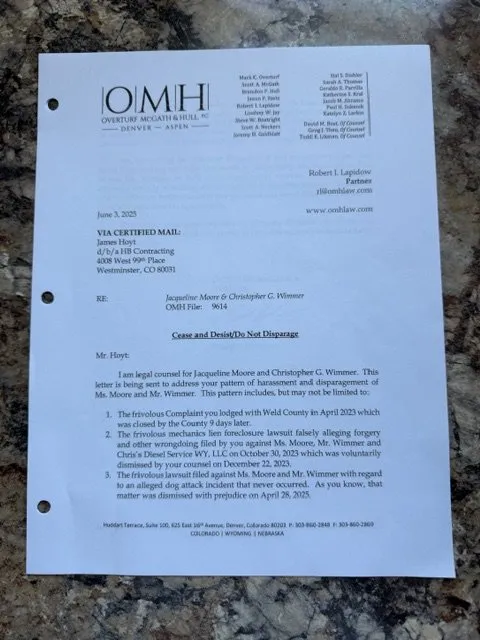 Slide of HB Contracting