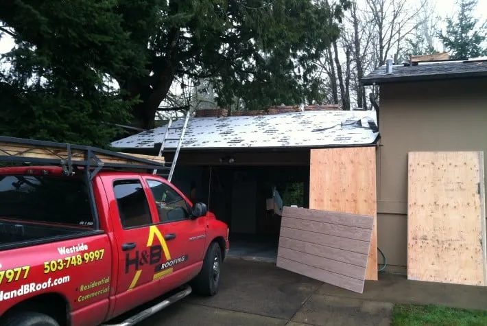 Slide of H&B Roofing