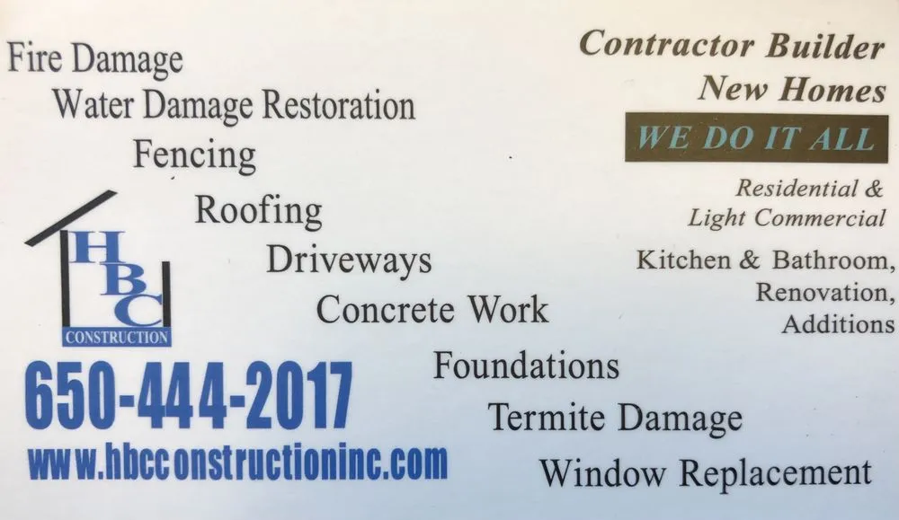 Slide of HBC Construction