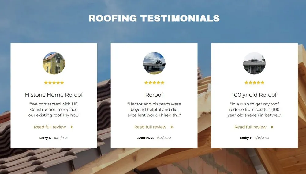 Slide of HD Construction & Remodeling