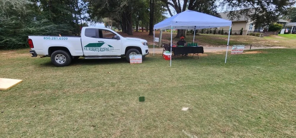 Slide of H.E. Roberts Roofing