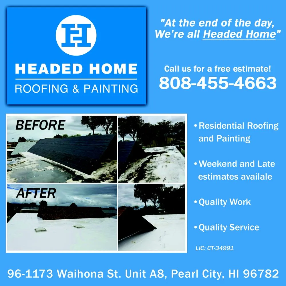 Slide of Headed Home Roofing and Painting